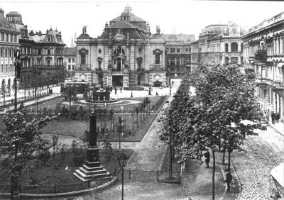 historie, historick foto - Mstsk divadlo kolem roku 1920