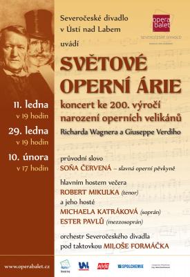 Světové operní Árie - koncert R.Wagner, G.Verdi