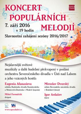 Koncert populrnch melodi 7.9.2016