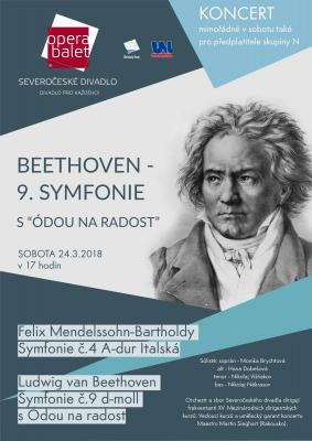 Beethoven - 9.Symfonie s dou na radost plakt