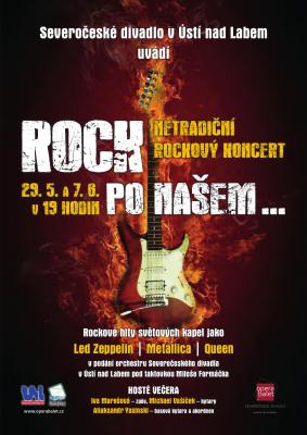 plakát - Rock po našem