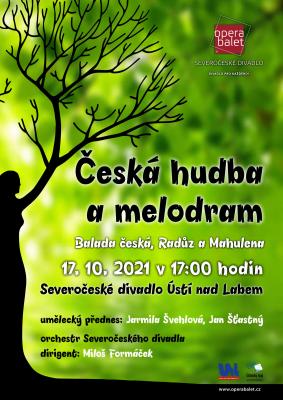 Česká hudba a melodram plakát