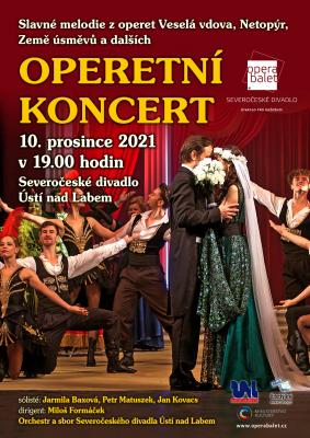 operetní melodie plakát akt