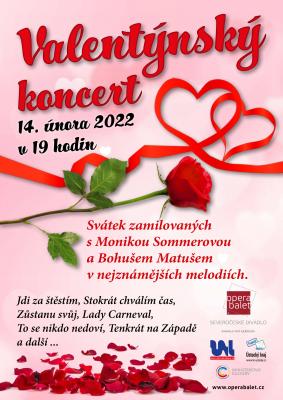 plakát - Valentýnský koncert